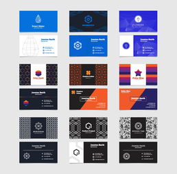 高端简约个性名片AI素材库 打造专属广告设计名片的灵感大全